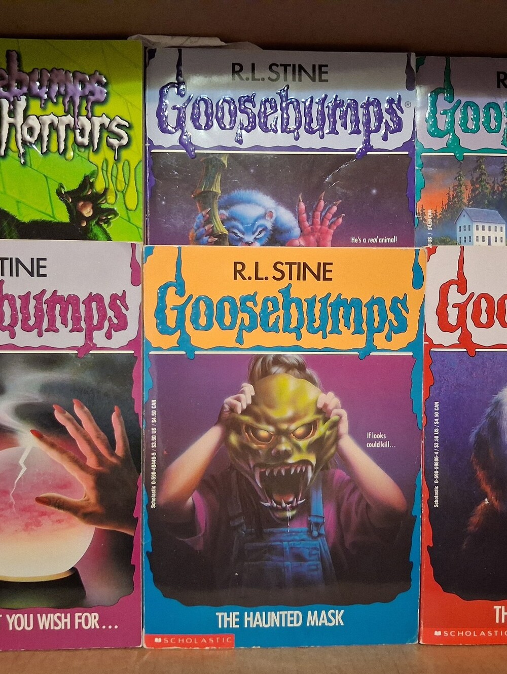 Goosebumps 6 book lot by R.L. Stine